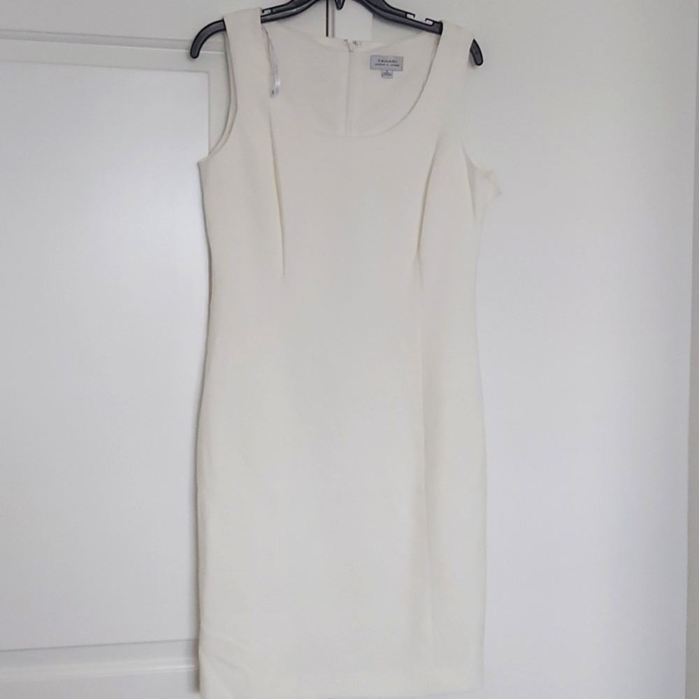 Tahari Arthur S. Levine Sleeveless Crepe Dress